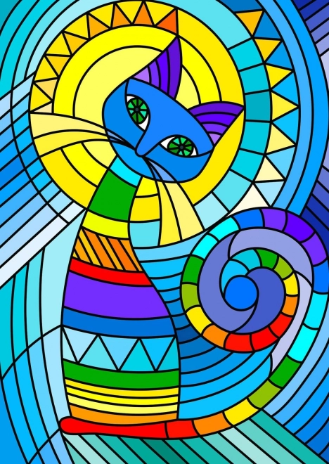 Puzzel Sierlijke kat 1000 stukjes ENJOY