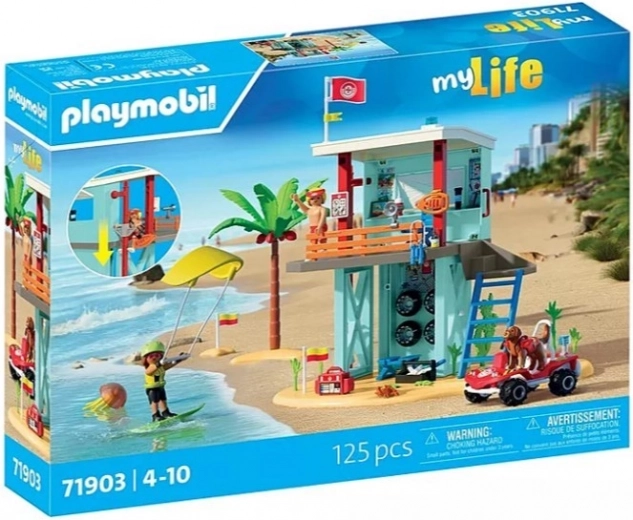 Set figuren MY LIFE 71903 reddingstoren en strandbuggy
