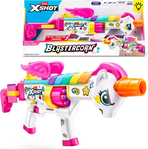 X-SHOT Blastercorn Series 1 Rizz – foamblaster voor kinderen (24 darts)