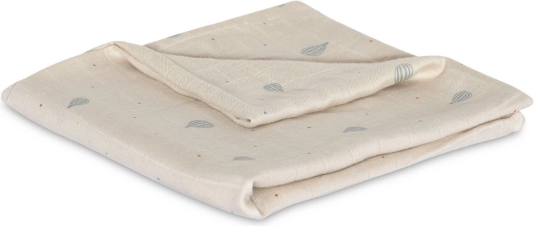 NuuRo mousseline doek van bamboe Valentin Air Balloon Dot - 1 stuk