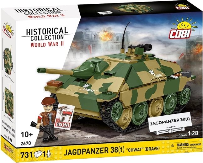 COBI bouwset Jagdpanzer 38(t) "Chwat" – tankjager 1:28