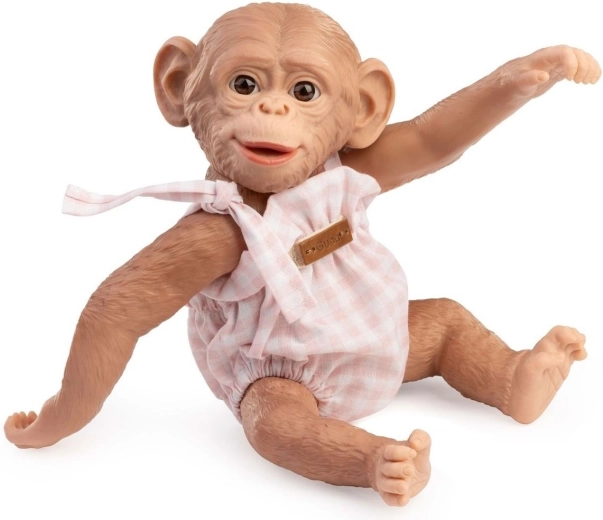 Guca realistische Reborn-apenbaby met volledig vinyl lichaam 25 cm