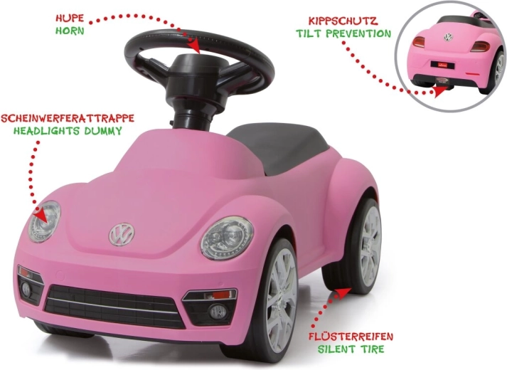 Loopauto Jamara Volkswagen Beetle roze