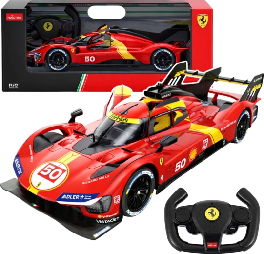 Rastar Ferrari 499P RC auto 1:24 rood