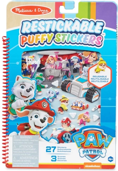 Paw Patrol herbruikbare 3D-stickers – Arctica