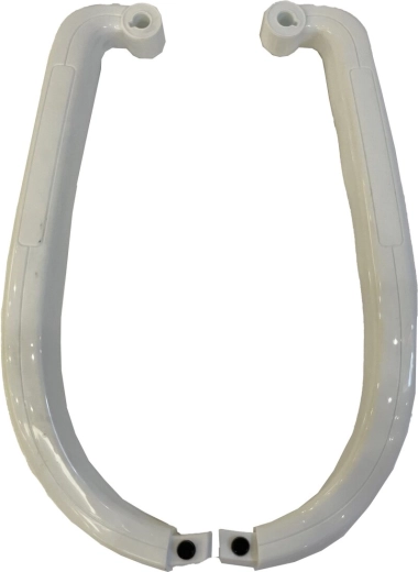 Rugsteun voor loopauto Mercedes-Benz C-Class en Land Rover Discovery 3-in-1, wit