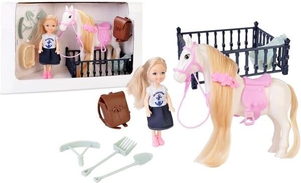 Natalia set pop met paard