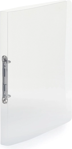 ordner a4 lines transparant, 2-rings polypropyleen