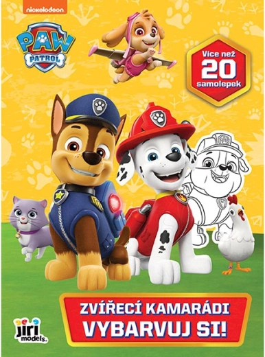 Kleurboek Paw Patrol Dierenvrienden