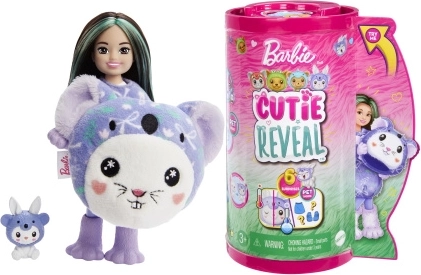 Barbie Cutie Reveal Chelsea konijntje en koala – verkleedpop met verrassingen