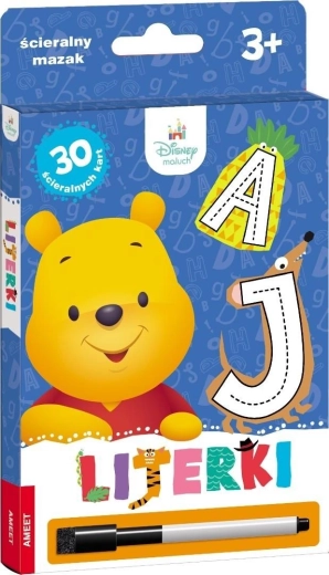 Ameet Disney Maluch: Lettertjes – uitwisbare kaarten met stift