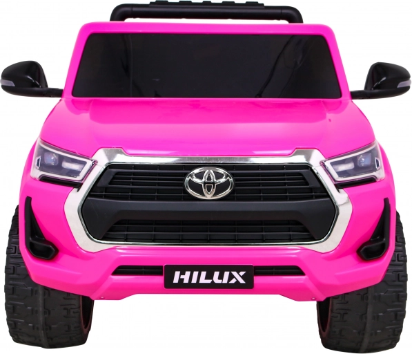 Elektrische kinderauto TOYOTA Hilux 4x4, roze met afstandsbediening