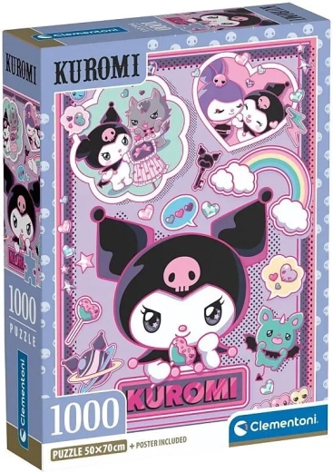 Puzzel CLEMENTONI Kuromi 1000 stukjes