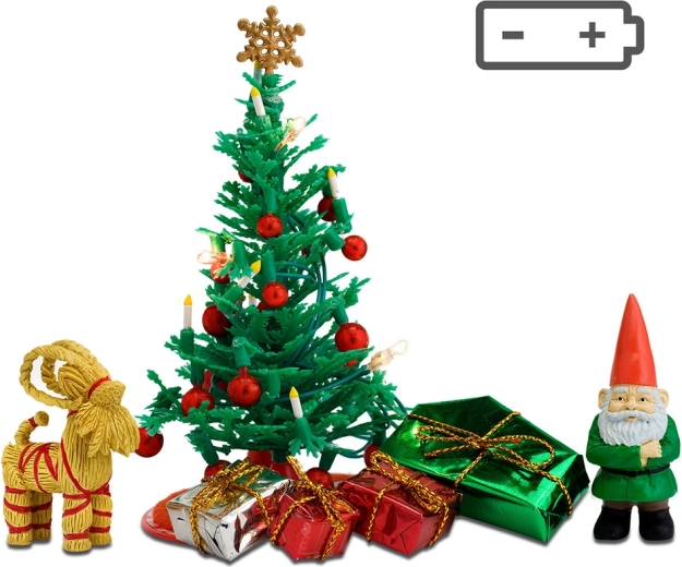 Lundby kerstdecoratieset voor poppenhuis