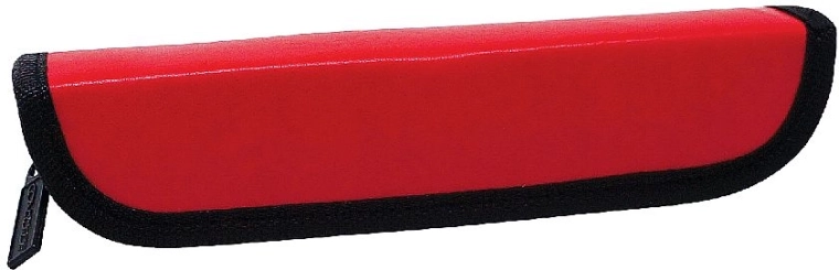 Klein kunstlederen etui met 4 lussen, rood