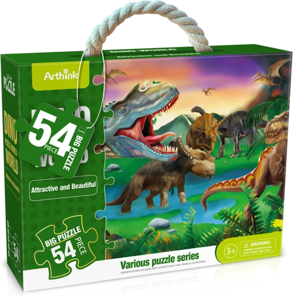 Maxi-puzzel met dinosaurussen, 54 stukjes