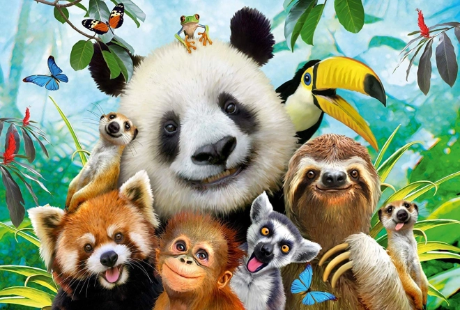 Puzzel dierenplezier 200 stukken