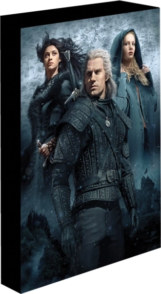 Lichtgevende LED-afbeelding The Witcher 30 × 40 cm