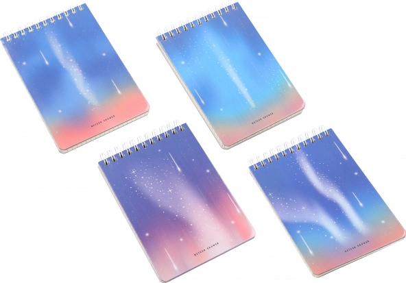 Spiraal notitieblok 10 × 14 cm, 80 pagina’s – Zodiac