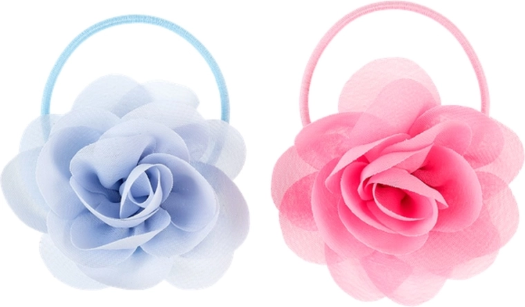 Souza! haarelastiekjes Xia met bloemen – 2 stuks