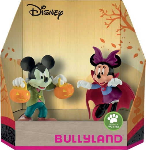 Bullyland Disney Mickey en Minnie – Halloween-cadeauset met figuren