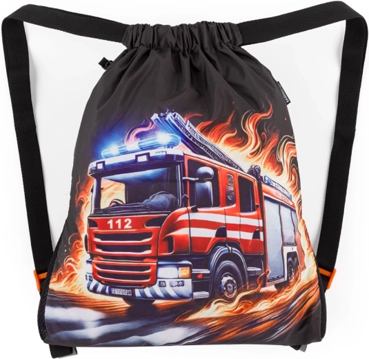 Bagmaster stoffen zak voor pantoffels en gym – brandweer