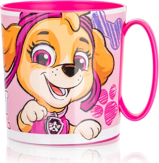 Kinder plastic mok Paw Patrol Skye 350 ml roze