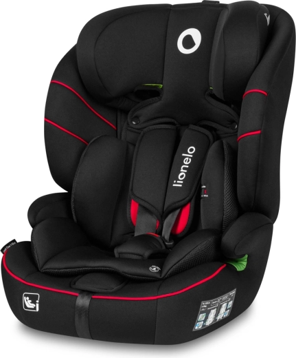 Autostoel LIONELO Levi i-Size 76–150 cm – Sporty Black