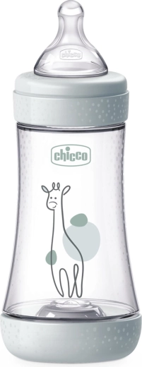 Chicco antikoliek babyfles Perfect5 240 ml, middelmatige doorstroom 2m+