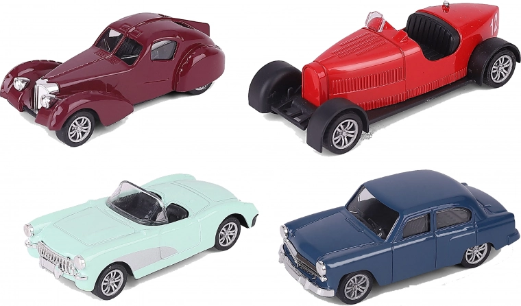 Vintage auto met terugtrekmechanisme 10,5 cm