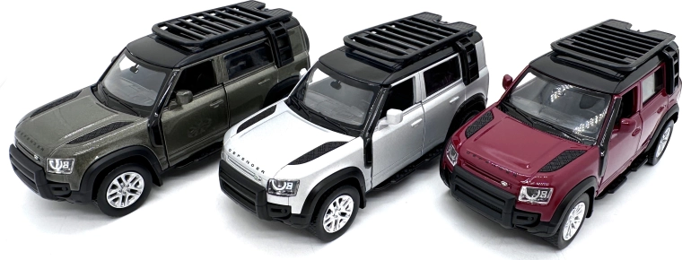Metalen model Land Rover Defender 110 (2020) – 3 varianten
