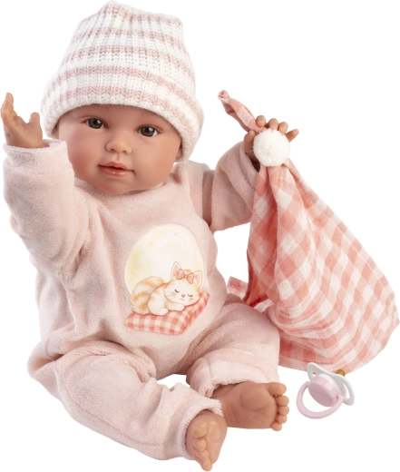 Llorens New Born realistische baby pop met geluiden 38 cm