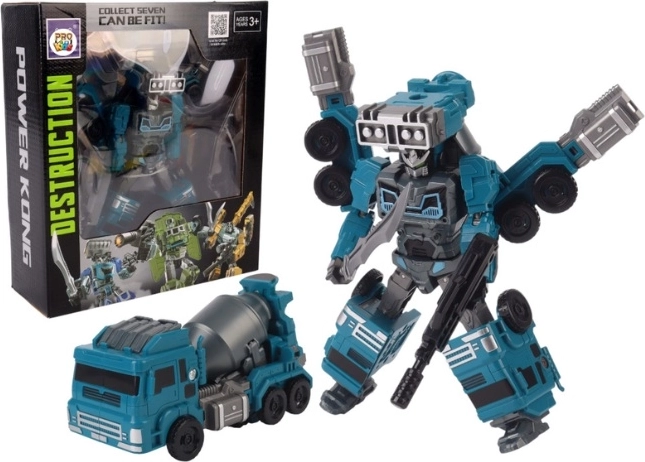 Robot Destruction turquoise betonwagen