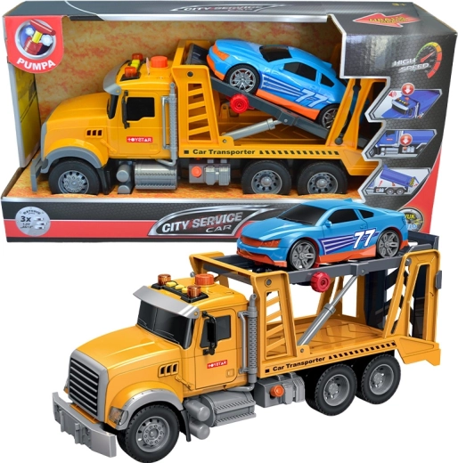 City Service Car – autotransporter 1:12 met licht en geluid