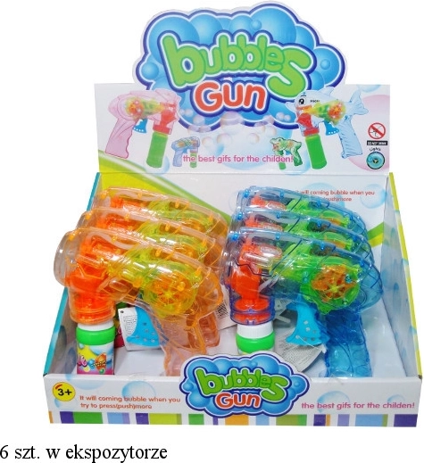 Zeepbellenpistool met licht