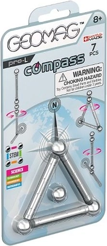 Trefl Geomag Pro-L set magnetische bouwonderdelen kompas – 7 stuks