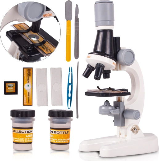 Kinder-microscoop met accessoires