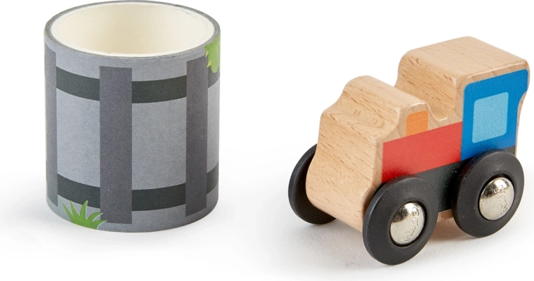 Uitrollen en rijden treintje