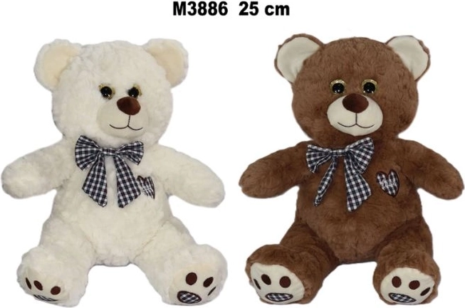 Pluchen teddybeer 25 cm - 1 stuk