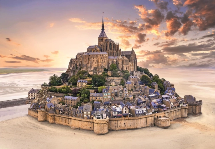 Puzzle Mont Saint-Michel 1500 stukjes CLEMENTONI