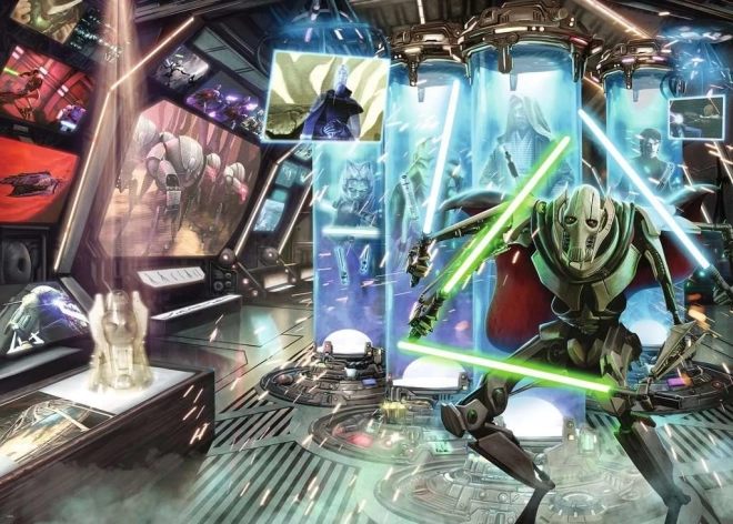 Puzzel RAVENSBURGER Star Wars – schurken: General Grievous, 1000 stukjes