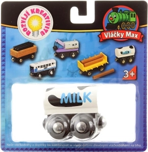 Maxim houten melk wagon
