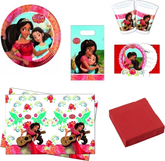 Elena of Avalor partyset 49 delen voor 8 personen