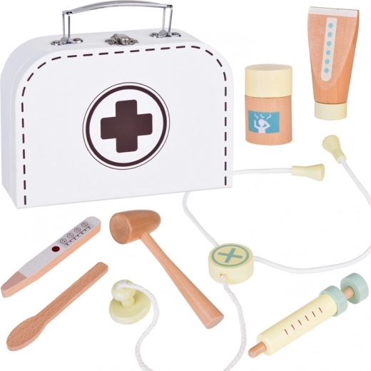 Houten doktersset voor kinderen