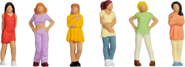Noch set meisjesfiguren H0 (6 stuks)