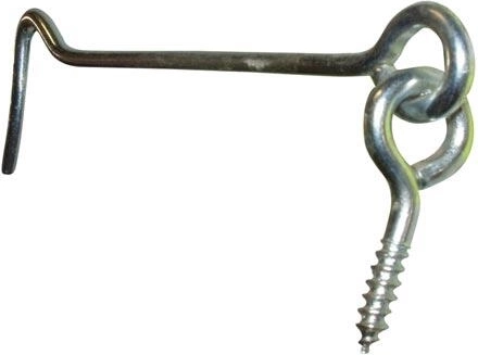 Deurhaak verzinkt 125 mm (set van 10 stuks)