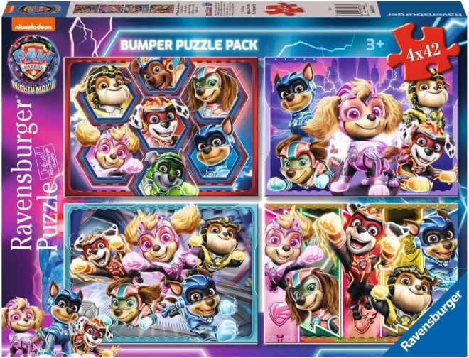 Puzzel PAW Patrol: De Film 4×42 stukjes