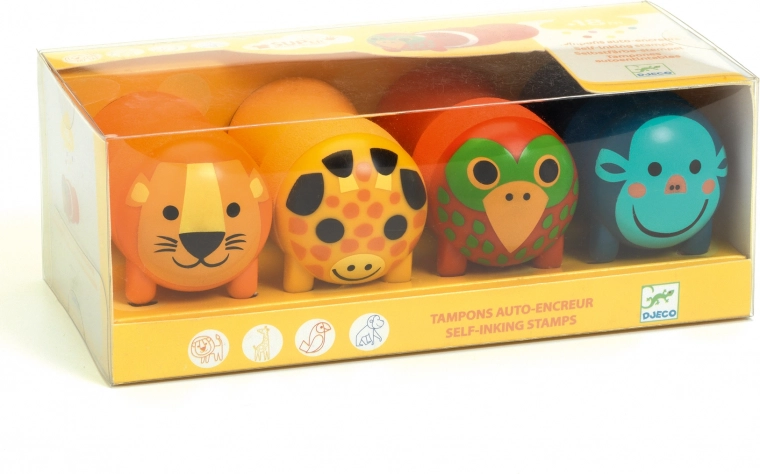 Stempels voor de kleintjes Safari van DJECO