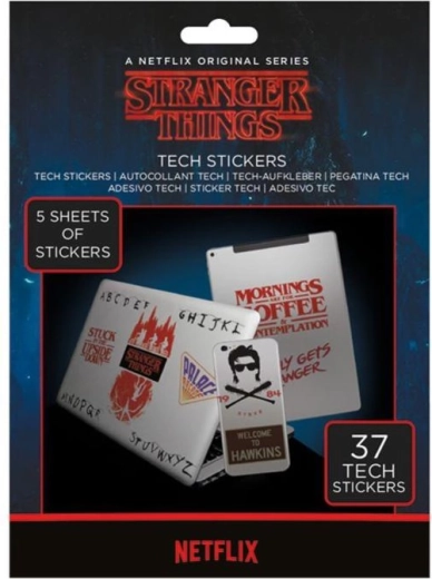 Vinylstickers Stranger Things, 37 stuks