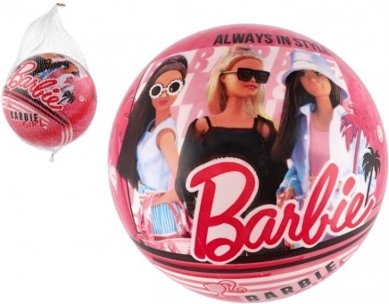 Bal Míč Barbie opgeblazen 23 cm in net